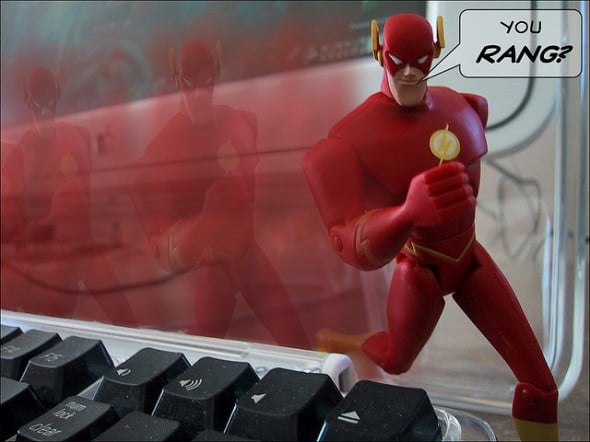 the Flash action figure