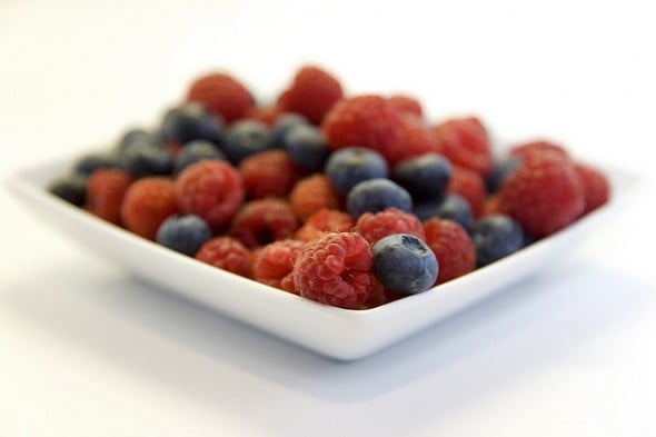 Healthy Berries, blueberry and raspberry