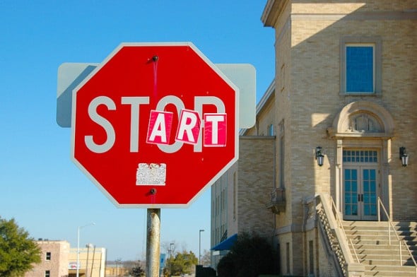 stop start sign