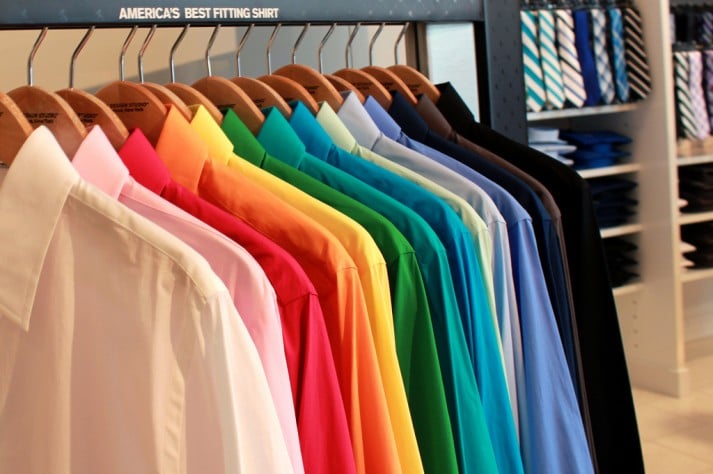 colorful wardrobe