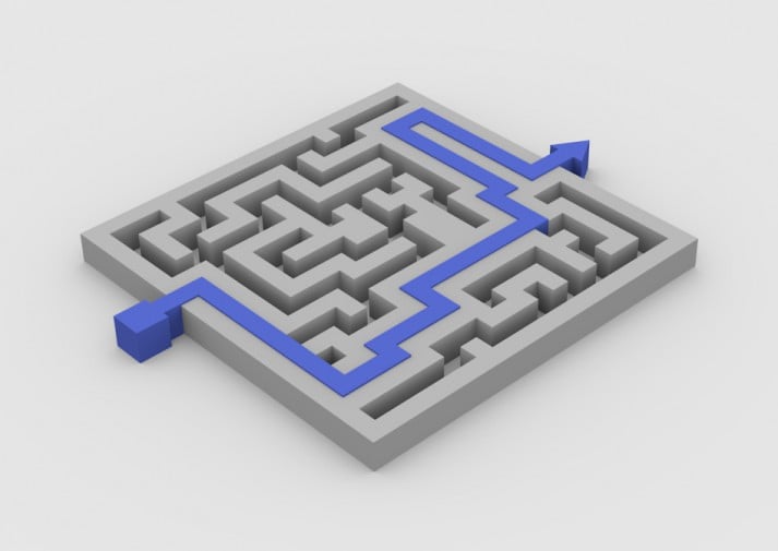 maze solved