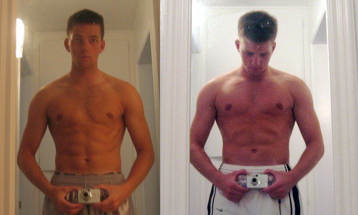 Steve 18 pounds 30 days skinny guy bulk 713x428 - The Skinny Guy's Guide to Bulking Up (Fast)