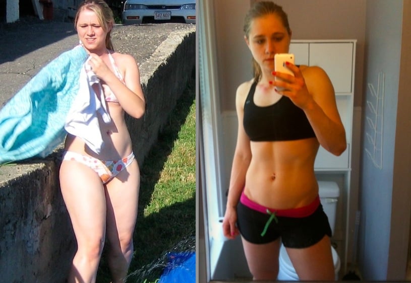 Staci Nerd Fitness Before/After