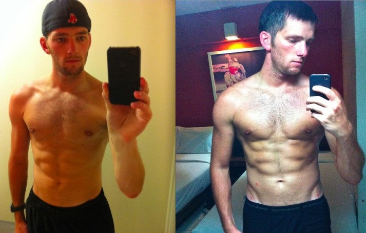 How was Steve able to gain so much muscle on three months? Strength Training and proper diet. 