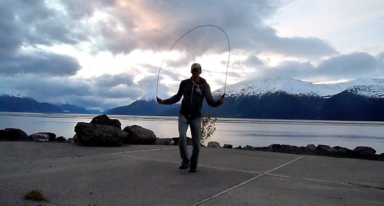 Steve Jumping Rope in Alaska
