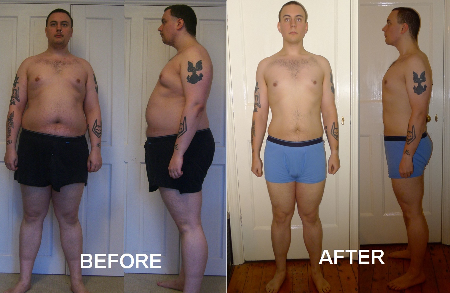 Before and After Pictures 70 Pounds Weight Loss - Fitness Foundry