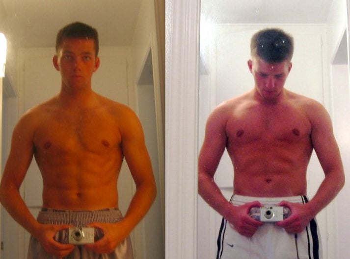 Steve Before After 2006 1 713x529 - The Skinny Guy's Guide to Bulking Up (Fast)