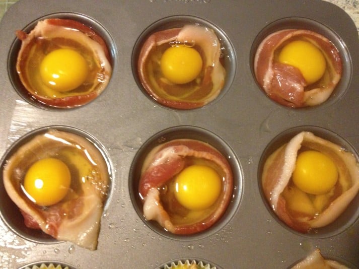 eggs pour