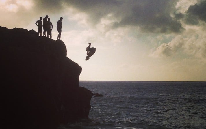 Wimea Bay Rock Jumpers