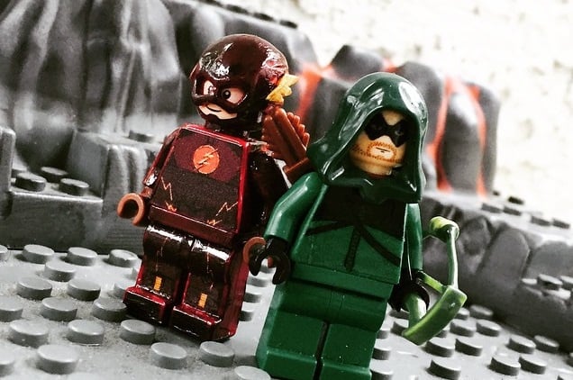 Green Arrow and Flash Lego