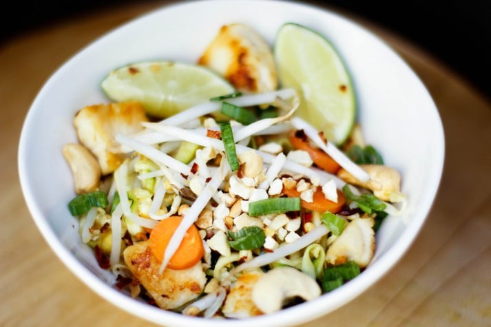 A photo of thai noodles from Noel