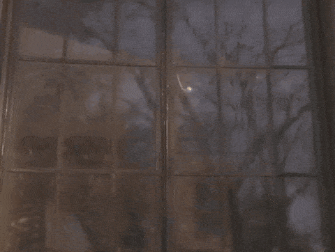 A gif of someone opening a window to help with SAD