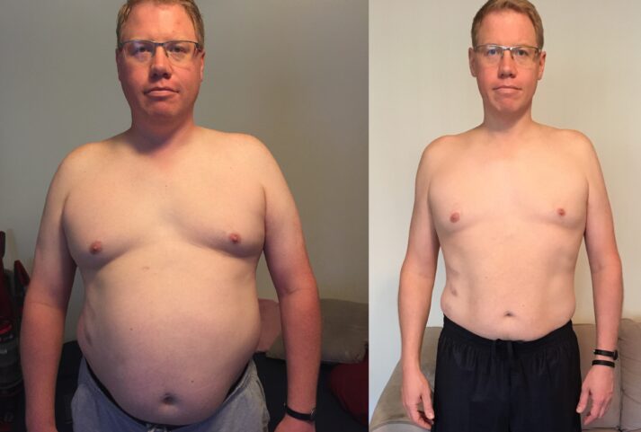 Tim Front Before and After