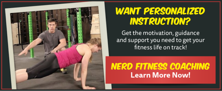 Nerd Fitness Coaching Banner