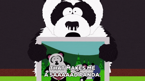Sad Panda wants you to not be afraid of strength training