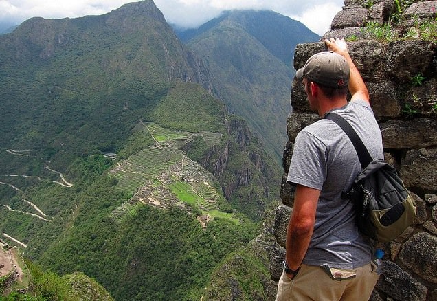 Steve hanging at at Machu Picchu