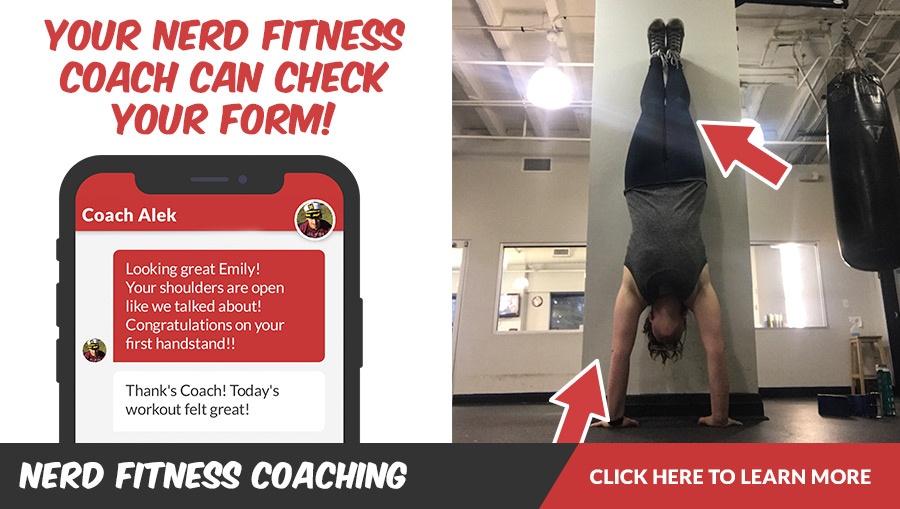 How to Do a Handstand Get Your First Handstand in 30 Days Nerd Fitness