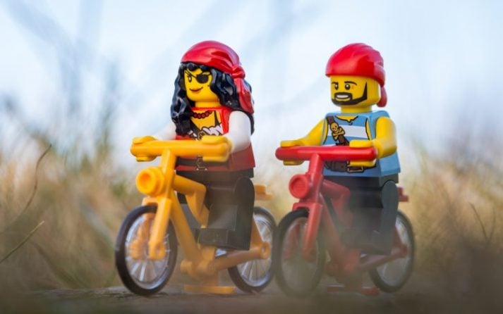two lego bikers 713x446 - Beginner HIIT Workouts: 3 Running & Interval Training Routines