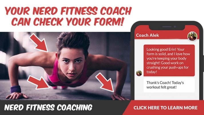 Hiring an online coach to check your form is a gamechanger