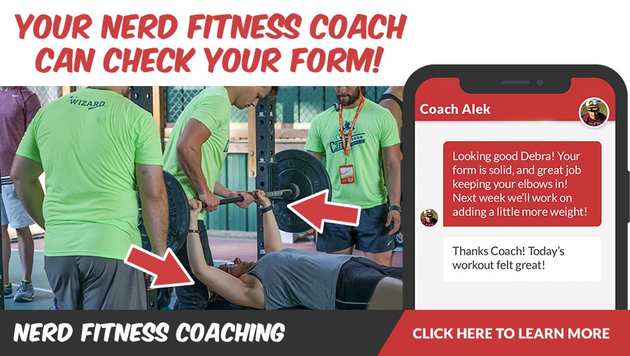 Nerd Fitness Coaching Banner