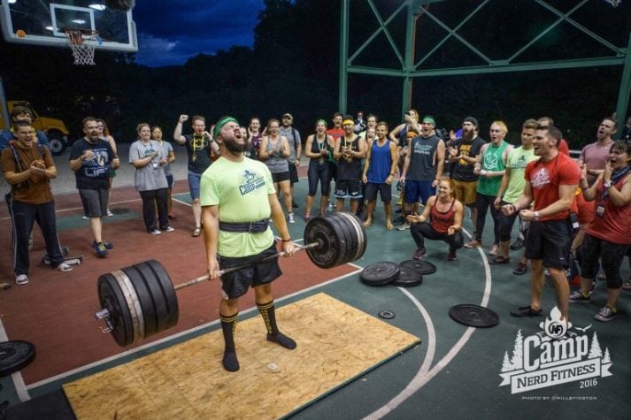 When Rebels get together like at Camp, we build workouts that include deadlifts. 