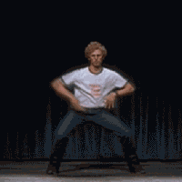 Napoleón se pone espontáneamente a bailar para hacer ejercicio divertido
