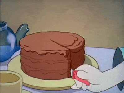 Cake won't help weight loss.