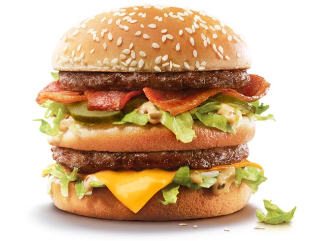 This burger is about 650 calories, roughly the difference Sedentary and Moderately Active when calculating TDEE.