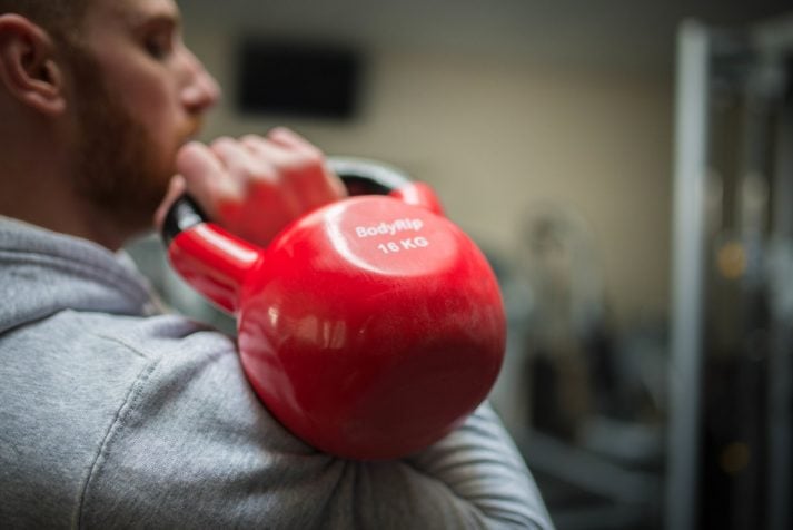 build your own circuit training workout with exercises like kettlebell presses