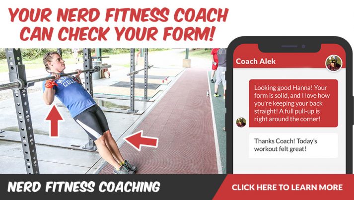 Nerd Fitness Coaching Banner