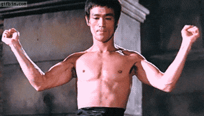 What rep range did Bruce Lee complete for his strength training? All of them I'm guessing.