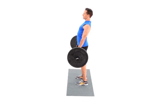 A Romanian Deadlift is a great exercise once you progress to barbells at the gym.