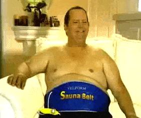 There's no way this sauna belt will help you get skinny. 