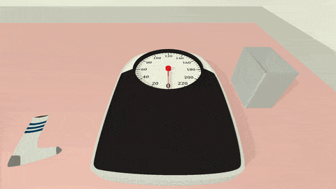 A scale can be misleading when you're trying to lose fat and proceeds muscle.