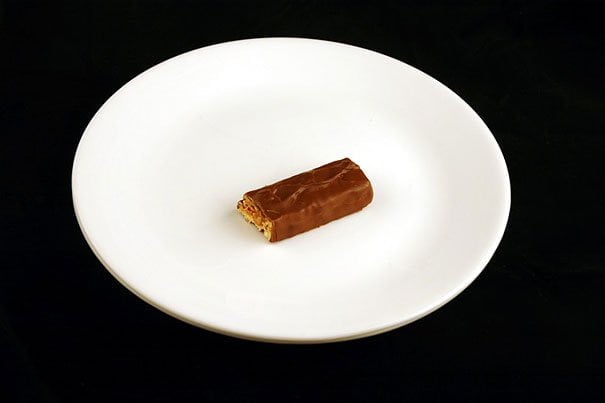200 calories of Paleo-NOT approved Snickers bar