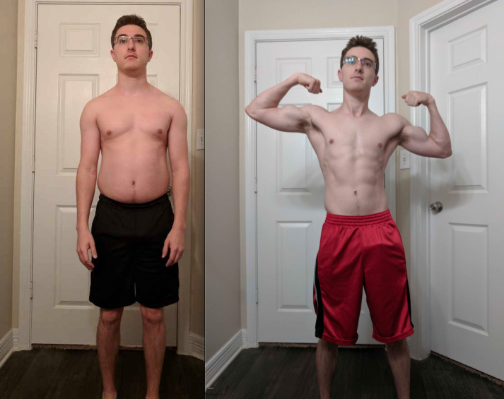 Jimmy Before After Front 713x565 - The Skinny Guy's Guide to Bulking Up (Fast)