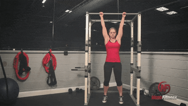 If you have a bar to hang from, you can try this core bodyweight exercise.