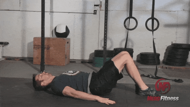 The reverse crunch is a great way to engage your core during your bodyweight workout.