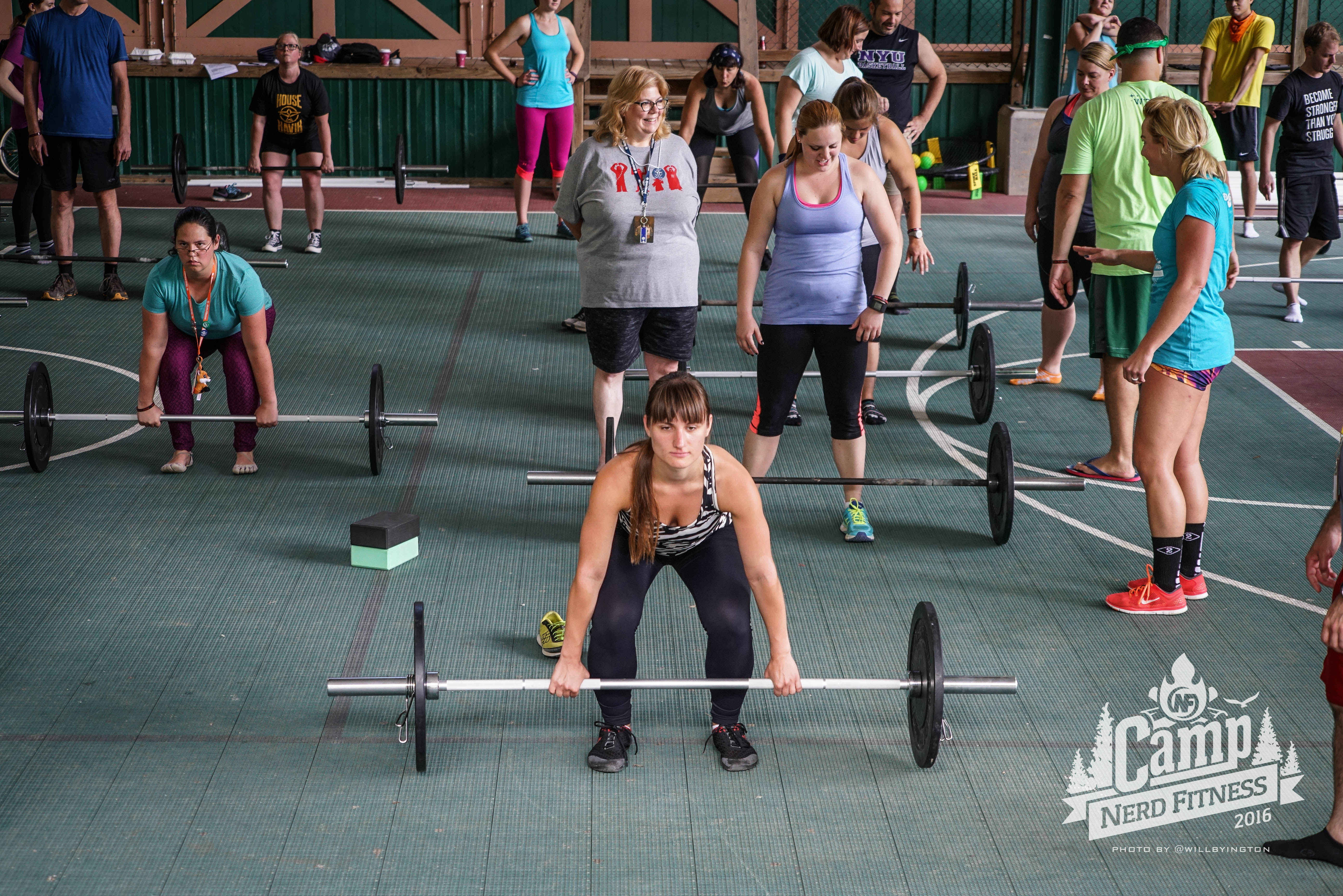 Barbell training is very important, which is why we covered it at camp!