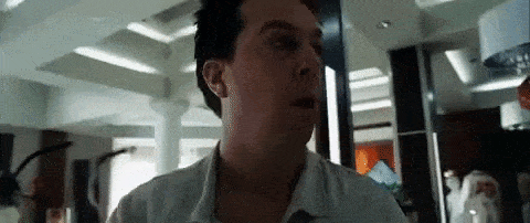 A gif of "the next day" from the film the Hangover