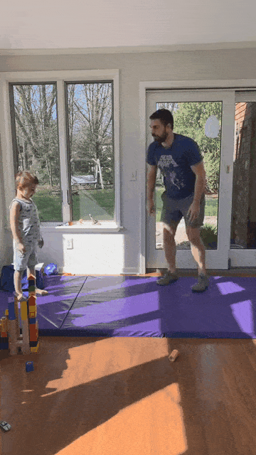 jump with kids - How to Exercise with Kids (8 Workouts to Try)