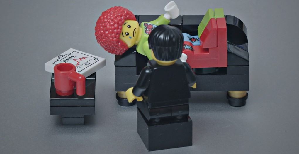 lego on the couch - How to Stop Stress Eating (3 Strategies)